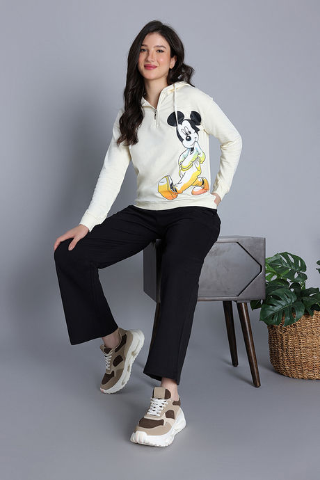Zivame Mickey Mouse Loungewear Set - Black Beauty — image 2